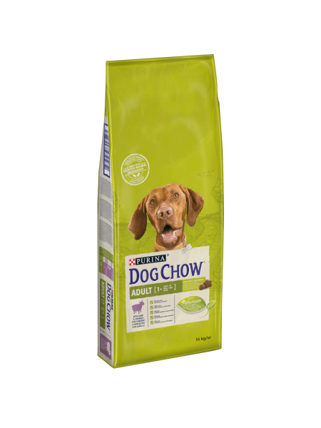 Dog Chow Adult cu Miel 14Kg - hrana uscata caini