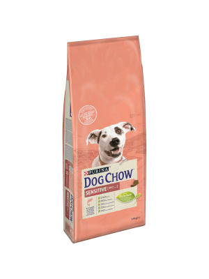 Dog Chow Adult Sensitive Somon 14Kg - hrana uscata caini