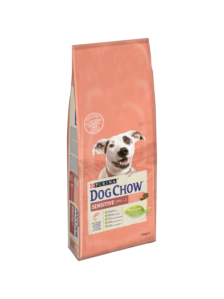 Dog Chow Adult Sensitive Somon 14Kg - hrana uscata caini