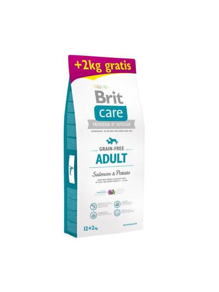 Brit Care Adult Small & Medium Somon&Cartof 12+2KG