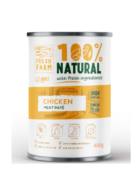Fresh Farm Smooth Pate Pui 400g - conserva caine