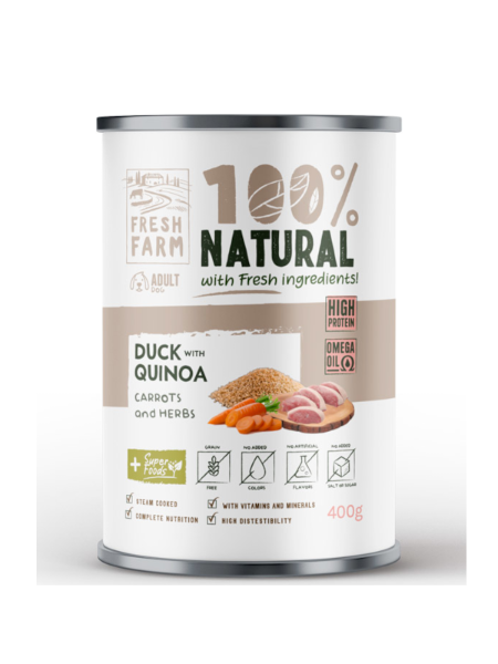 Fresh Farm Coarse Pate Rata 400G - conserva caine